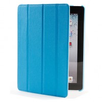Estuche de cuero y soporte para el iPad